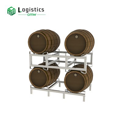 Prateleiras de armazenamento de barril de vinho
